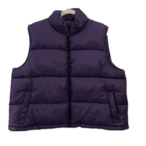 NWT Purple puffer vest by European Simple Wish